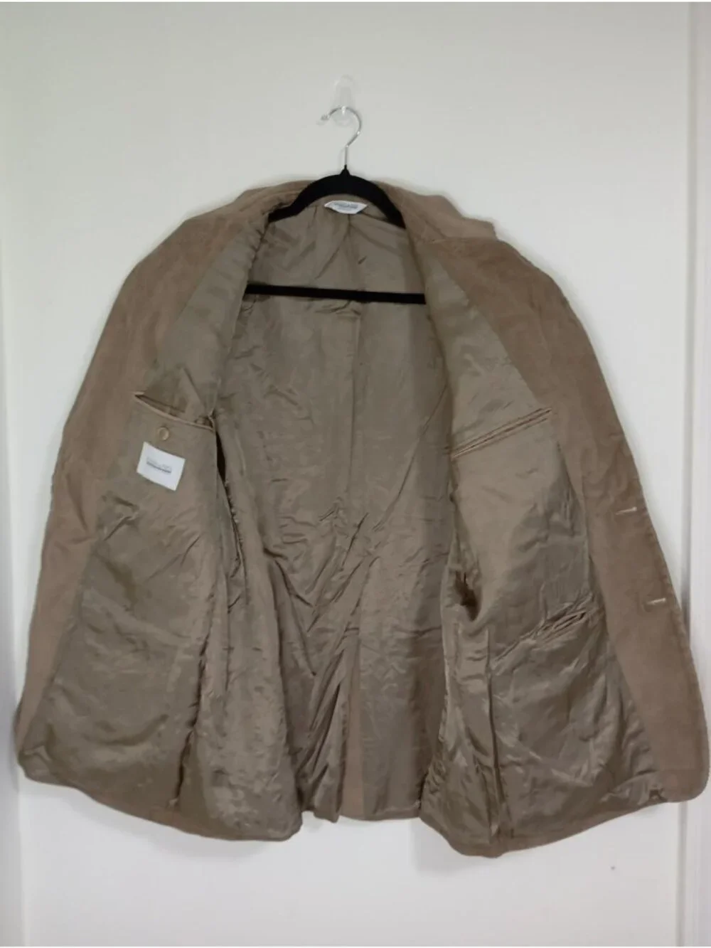 Joseph & Feiss Mens Tan Corduroy Blazer Jacket 43R 100% Cotton Two Button